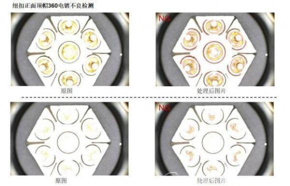 紐扣表面缺陷機器視覺設備